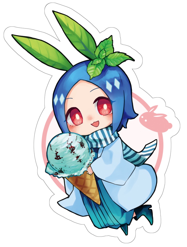 ゆきうさぎのメガネ拭き