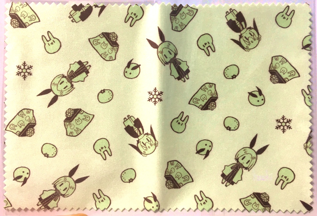 ゆきうさぎのメガネ拭き