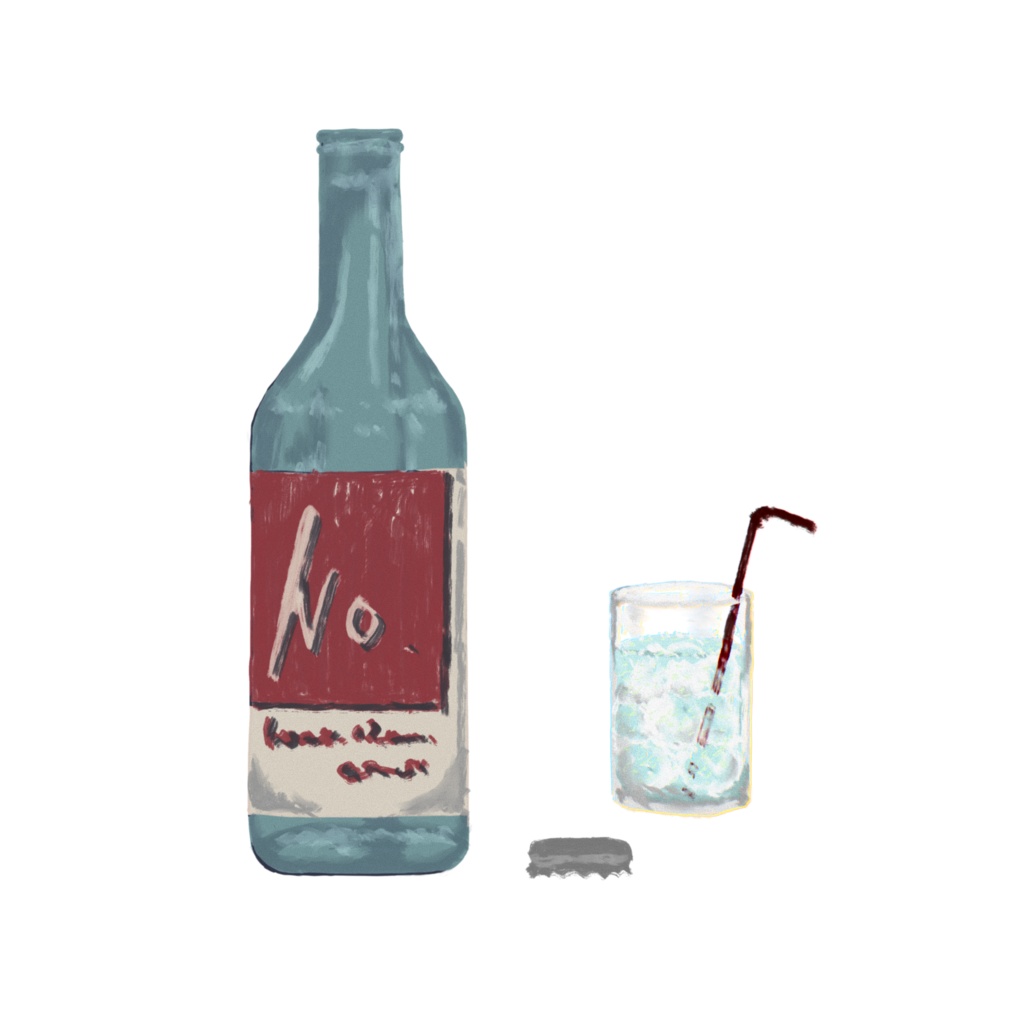 レトロ瓶 ータオルー