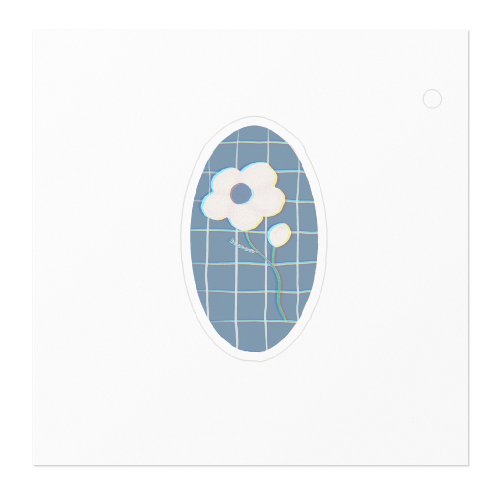 flowerレトロ a/ステッカー