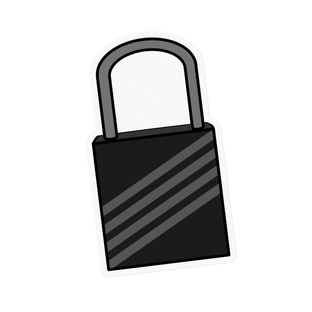 Sohourushi Padlock Sticker