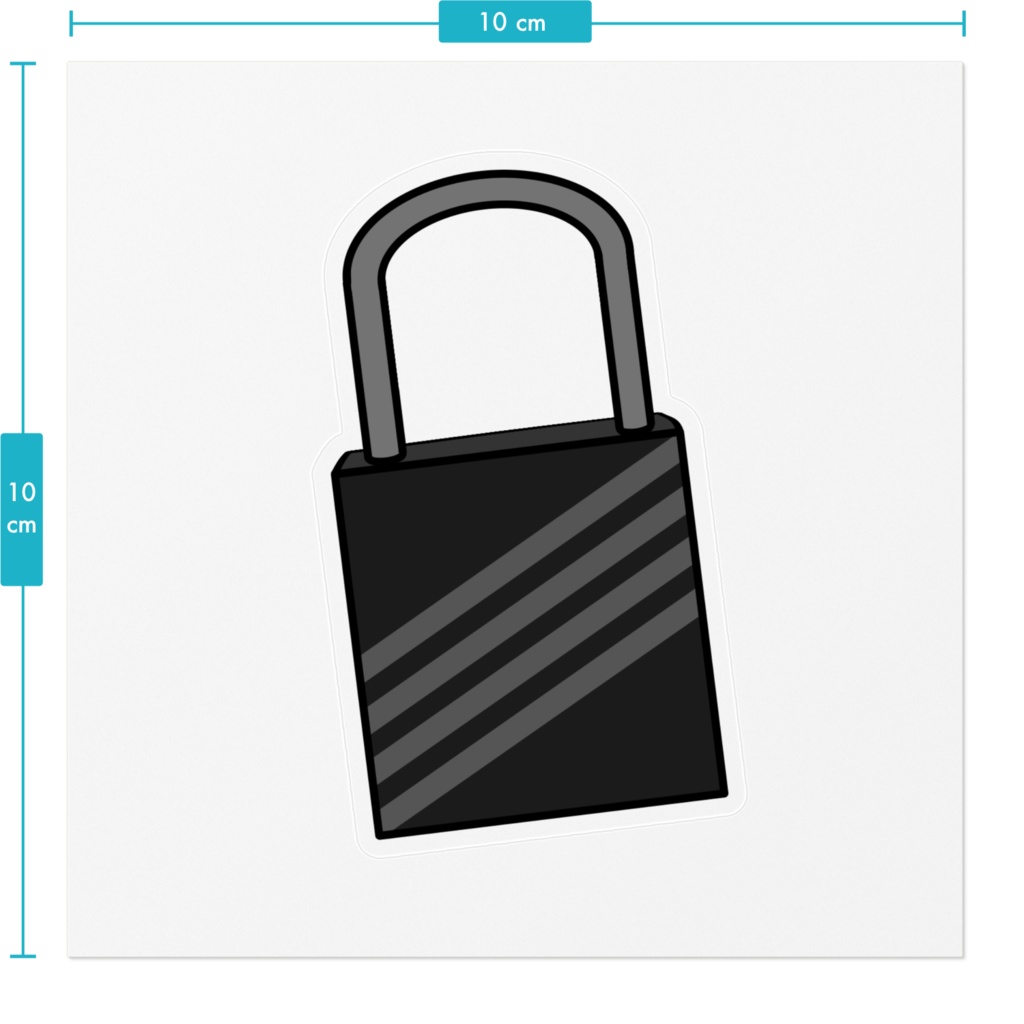 Sohourushi Padlock Sticker