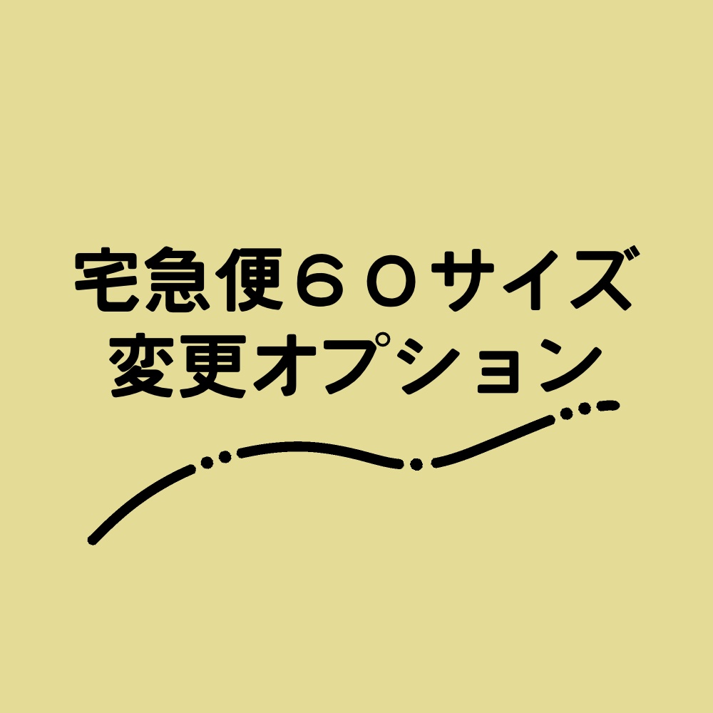 宅急便60サイズ変更オプション