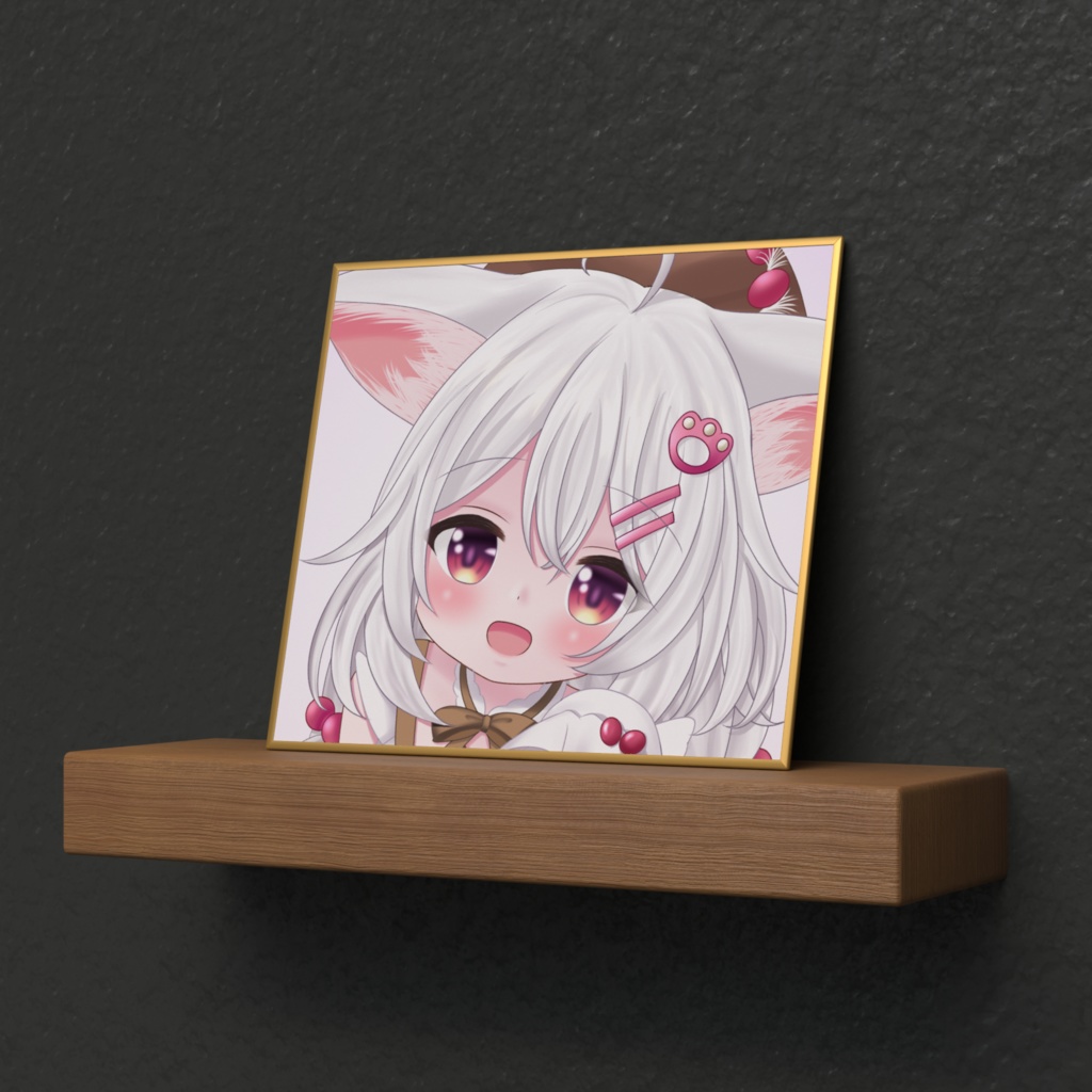 イヌショウマ ミニ色紙 (印刷)