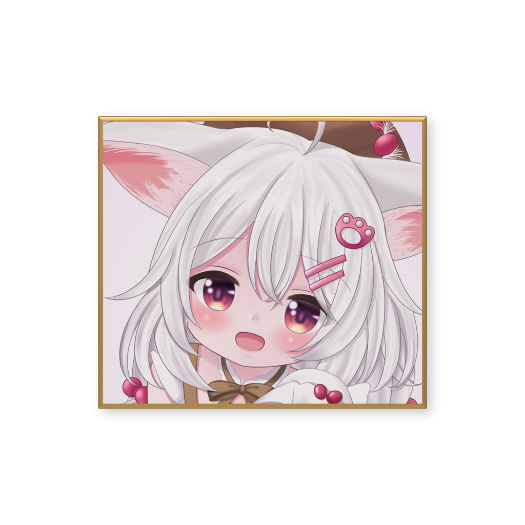 イヌショウマ ミニ色紙 (印刷)