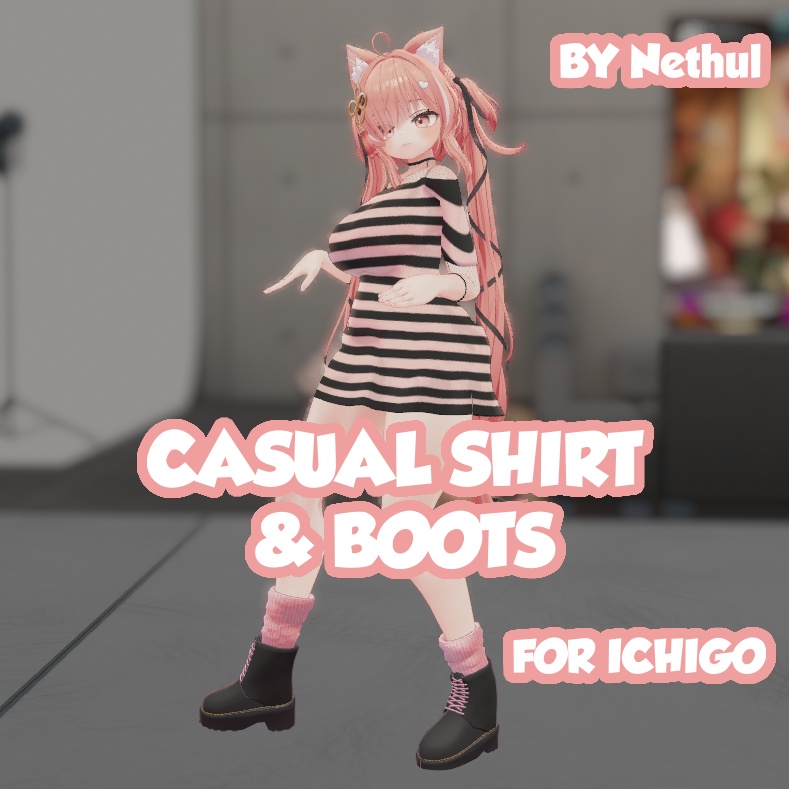 Casual Shirt & Boots for ICHIGO