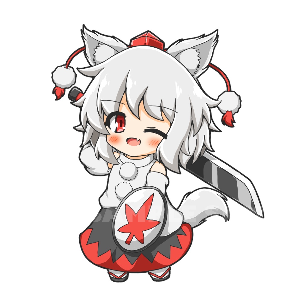 犬走椛（ver.1.2）【アクリルキーホルダー】