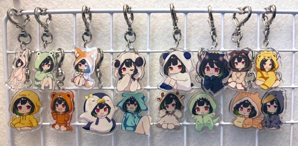 けろうさぎ。パーカーシリーズ(アクキー)