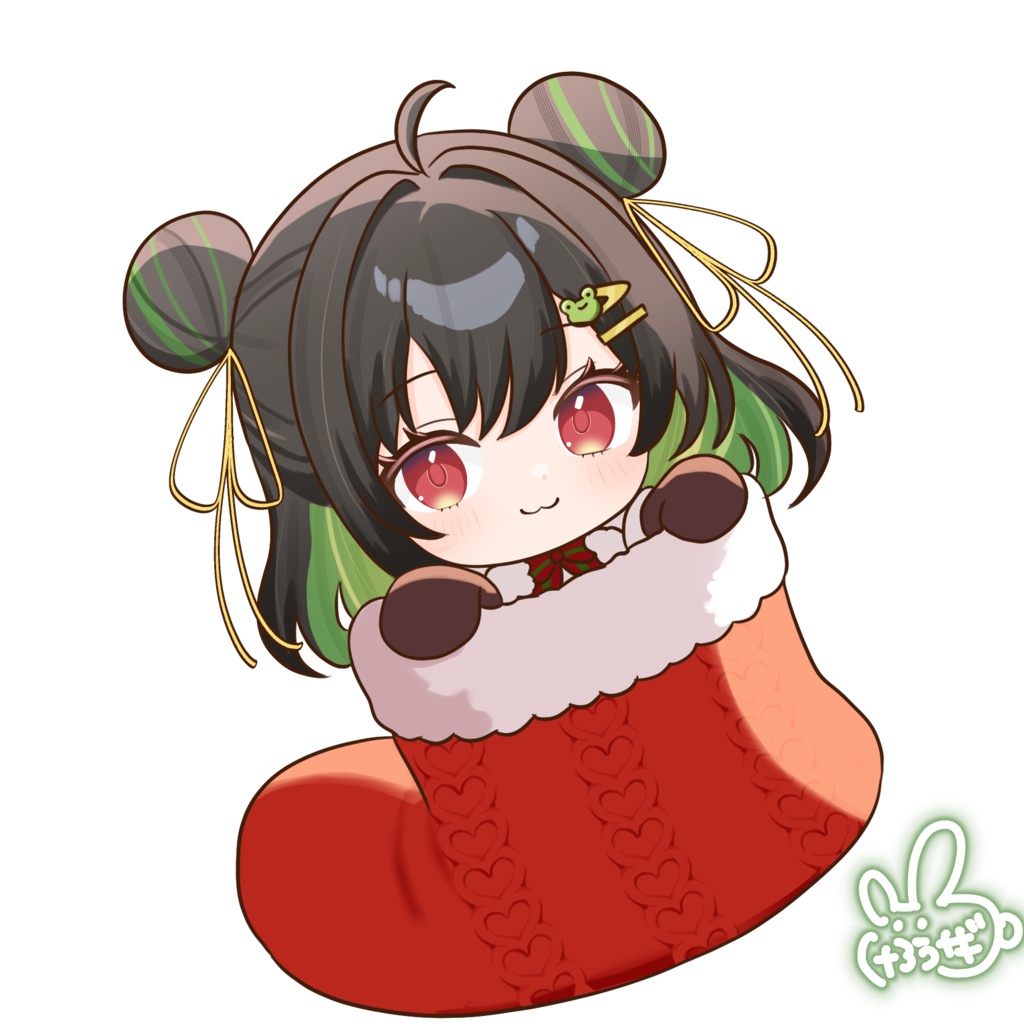 けろうさぎ。クリスマスシリーズ2025(ステッカー)