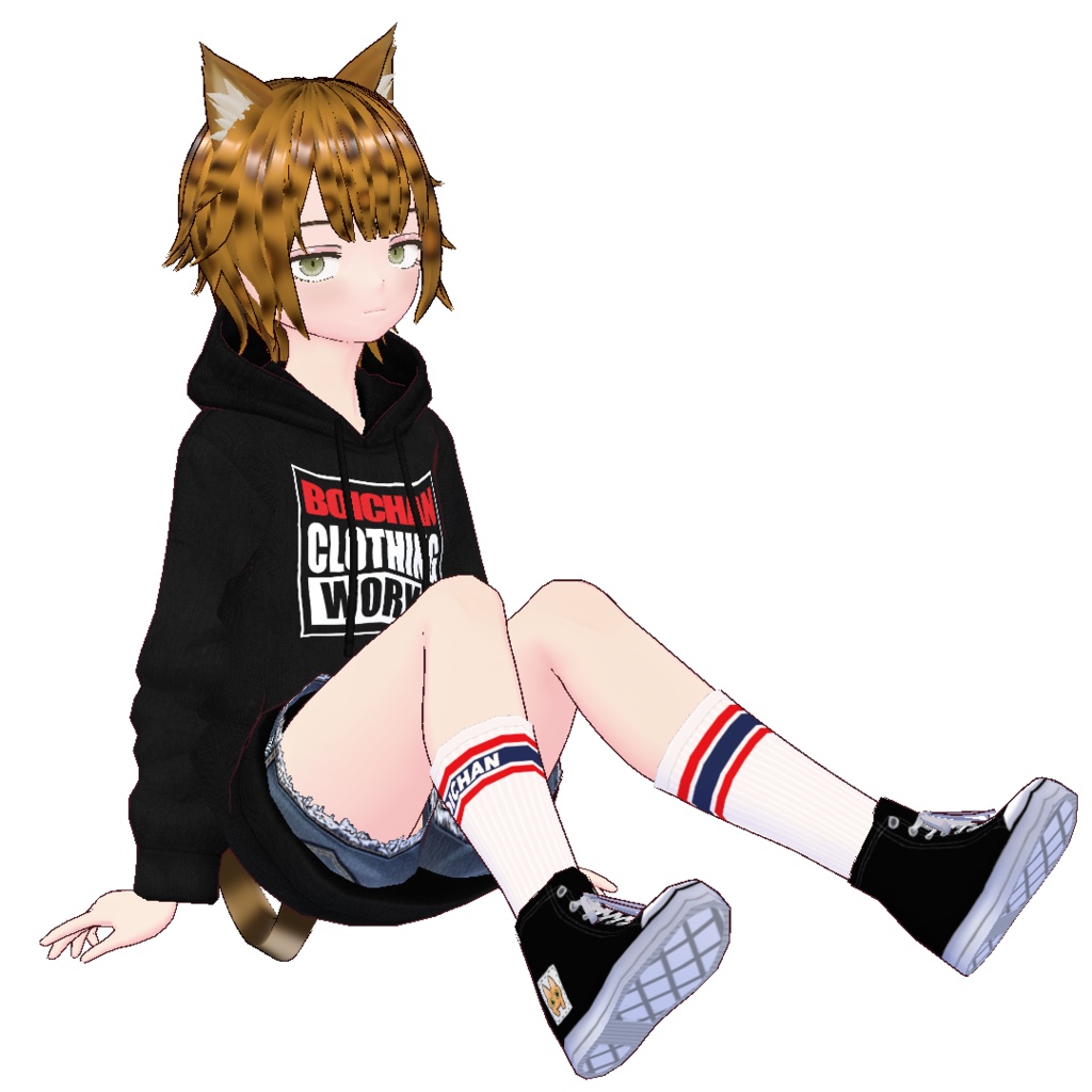 "BCW" ロゴパーカー