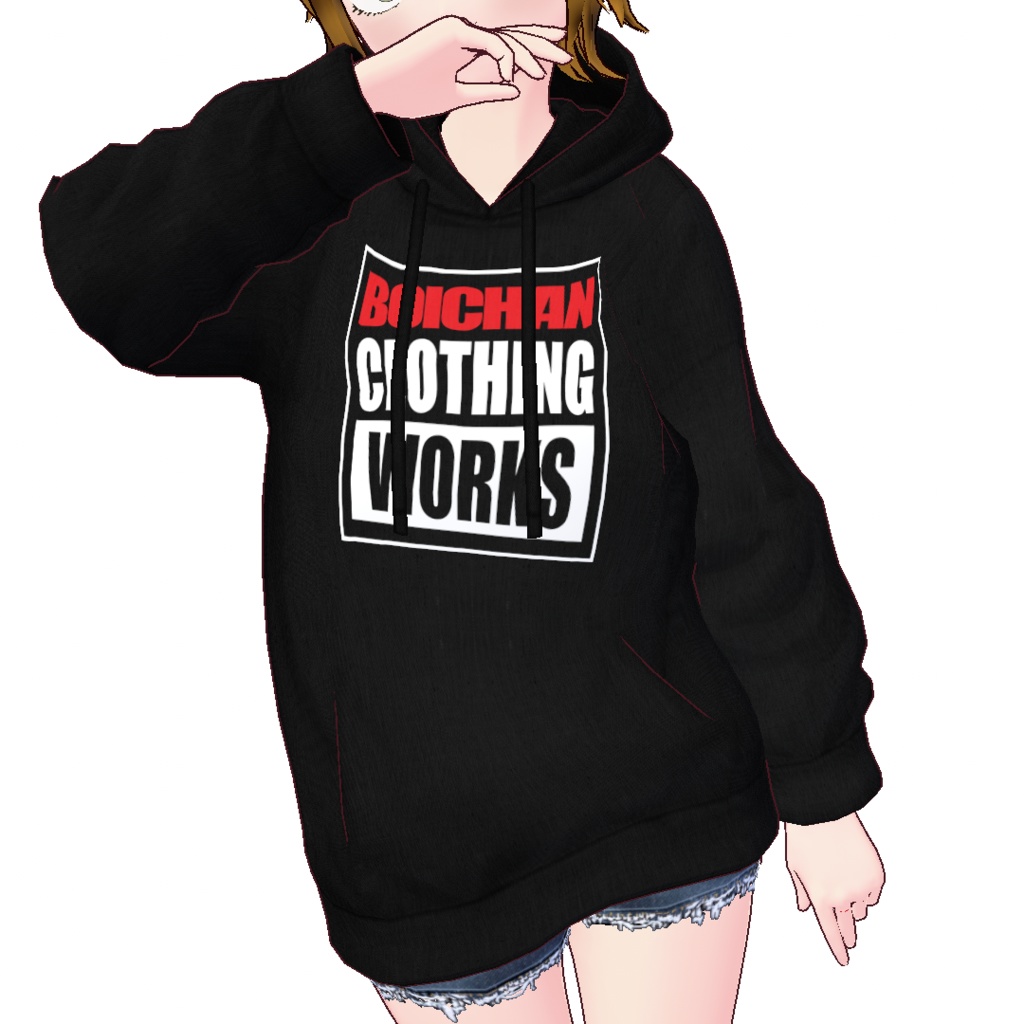 "BCW" ロゴパーカー