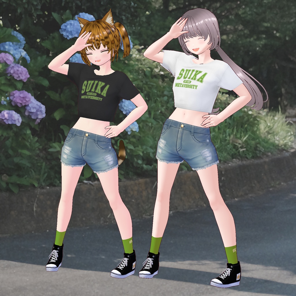 "SUIKA" ミドルソックス