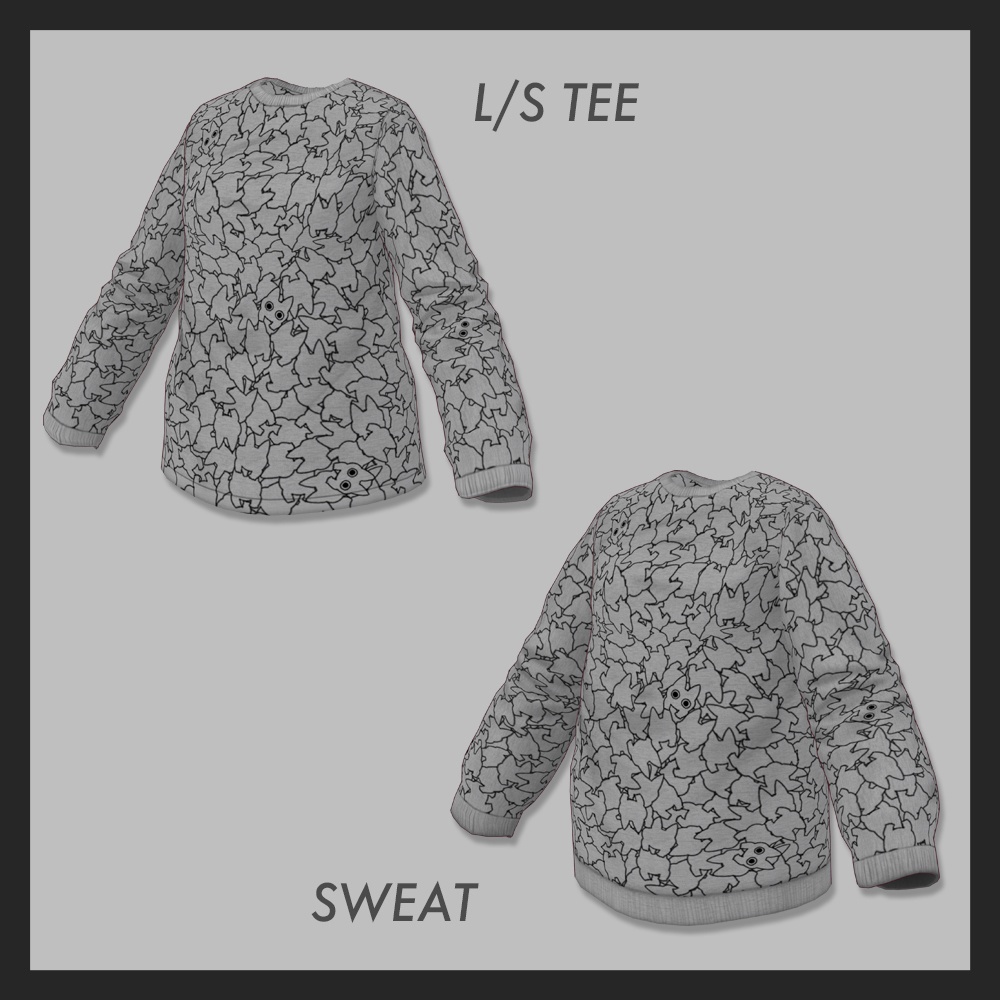 BOI CAT ICON L/S TEE & SWEAT