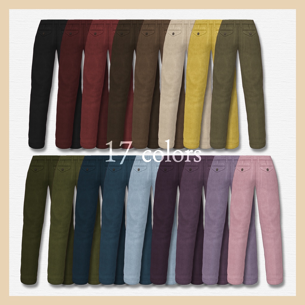 CORDUROY PANTS