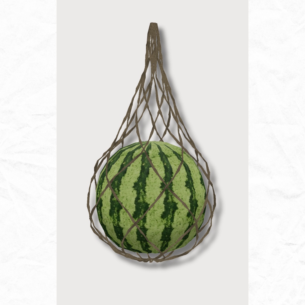ネットに入ったすいか / WaterMelon in a mesh bag