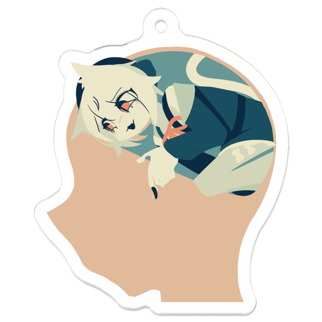 小夜脳表示アクリルキーホルダー