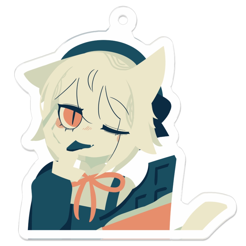 さよちょこアクリルキーホルダー