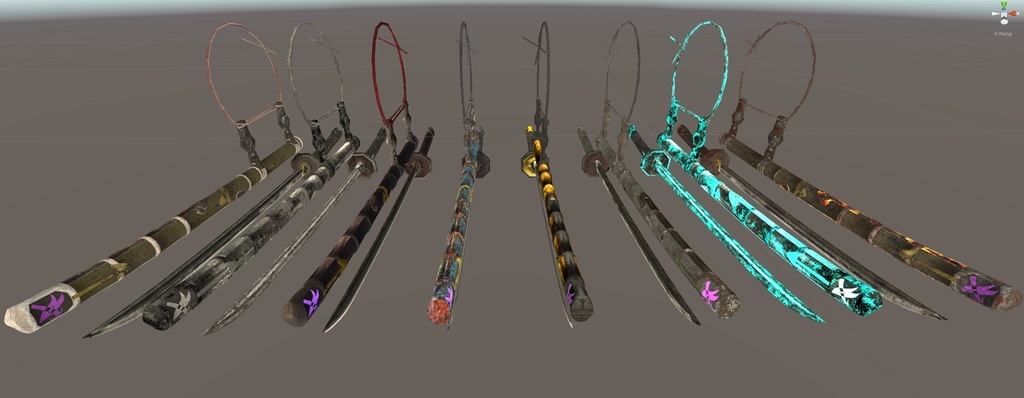 半太刀拵の大脇差達