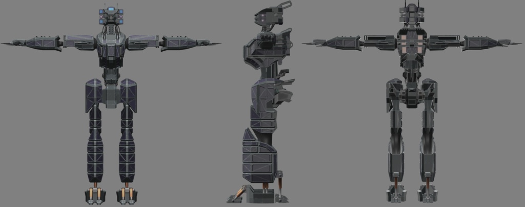 高フルトラ適正 VRChat用汎用人型ロボットアバター『フルアクティブ NS-Mk5』VRM対応