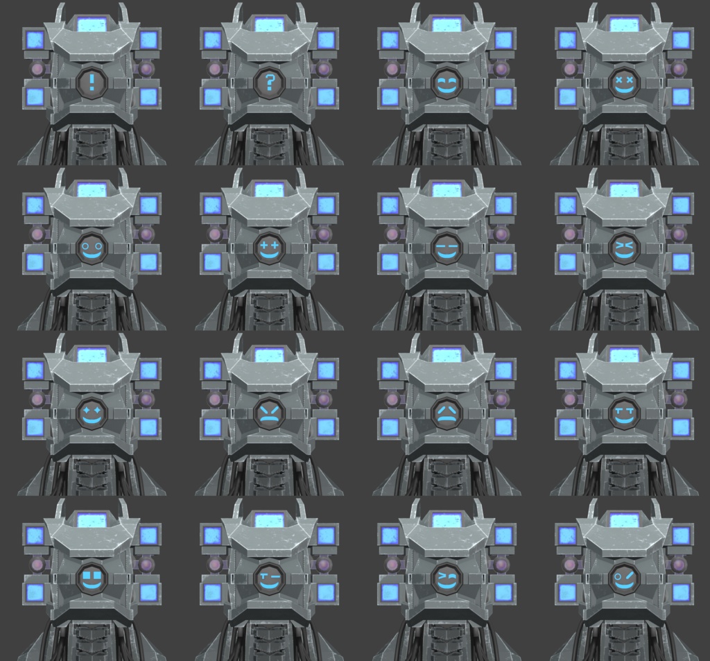 高フルトラ適正 VRChat用汎用人型ロボットアバター『フルアクティブ NS-Mk5』VRM対応