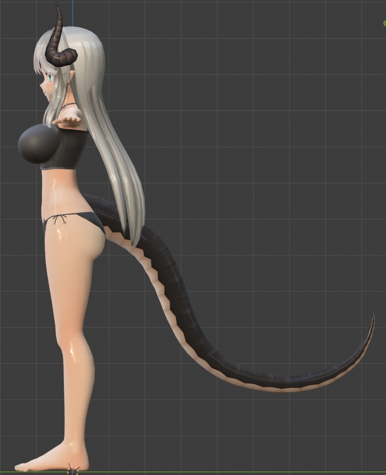 ぱる屋様 オリジナル3Dモデル『シルヴィア』対応ねこランジェリー