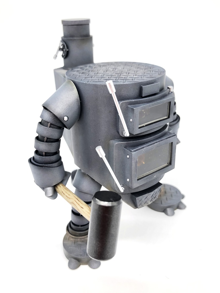 小磯鉄工 ロボット型薪ストーブ