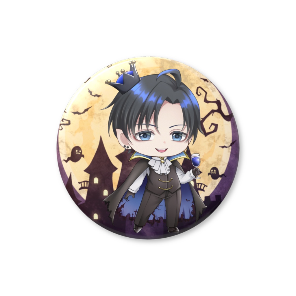 ミニキャラ缶バッジ(ドラキュラ)