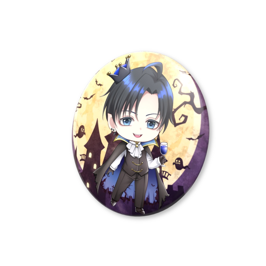 ミニキャラ缶バッジ(ドラキュラ)