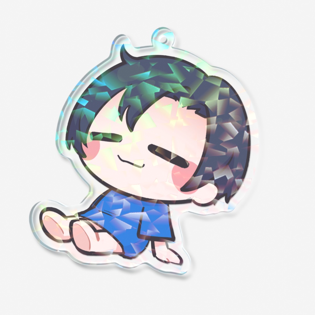 ホログラムアクキー(おすわり)