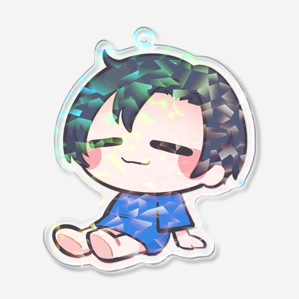 ホログラムアクキー(おすわり)