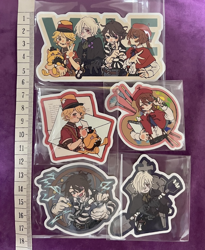 VALEステッカーセット（5枚入り）