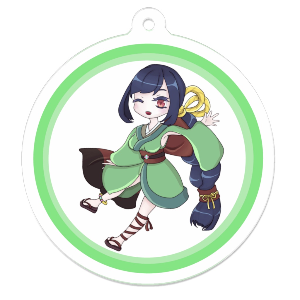 デフォルメ絵アクキー