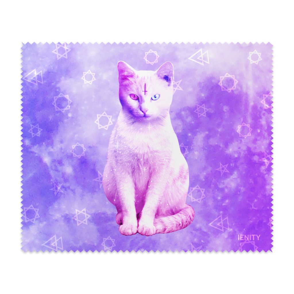 ✡ Holy cat and Moon ✝ - メガネ拭き #001