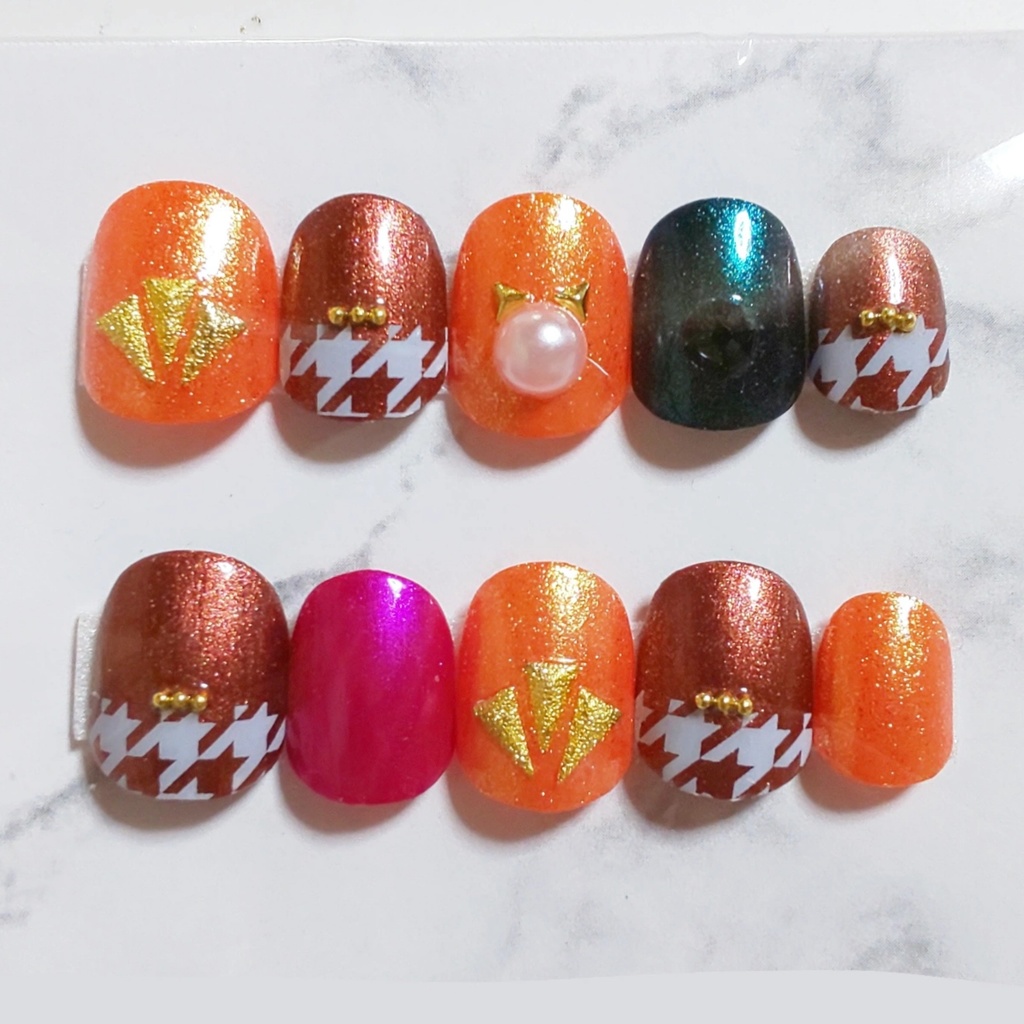 【ヒプマイ】白膠木簓イメージネイルver.2(ちびつめ)