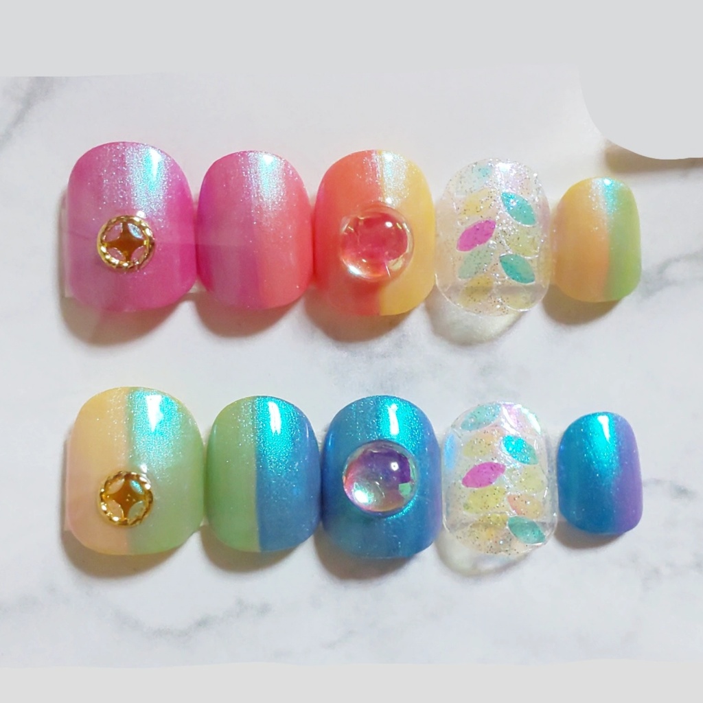 【ヒプマイ】Shibuya Marble Texture -PCCS- イメージネイル（ちびつめ）