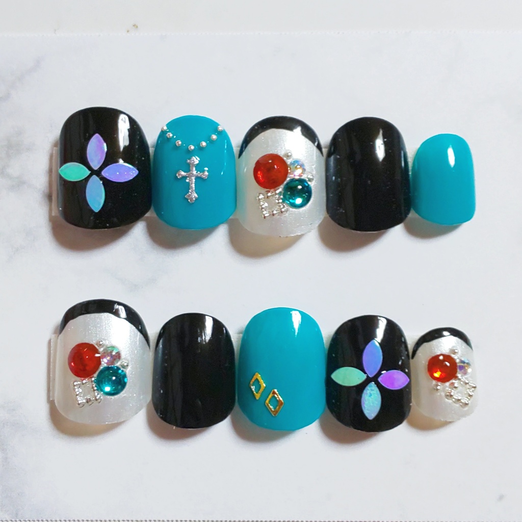 【ヒプマイ】観音坂独歩イメージネイルver.2(ちびつめ)