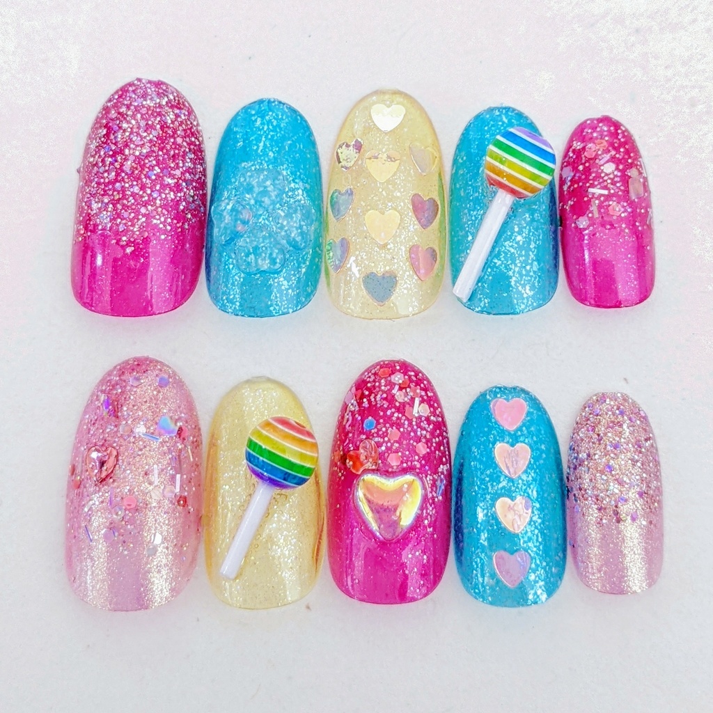 【ヒプマイ】飴村乱数イメージネイル