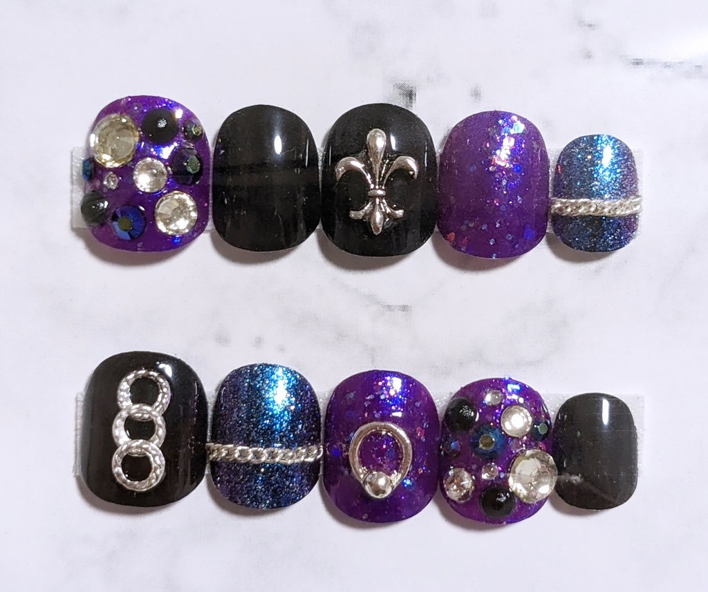 【ヒプマイ】躑躅森盧笙・波羅夷空却イメージネイル(ちびつめ)