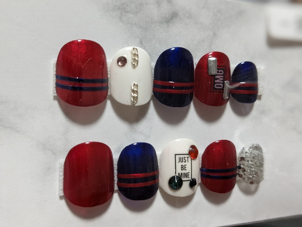 【ヒプマイ】< B品 >山田一郎ネイルチップ(ちびつめ)