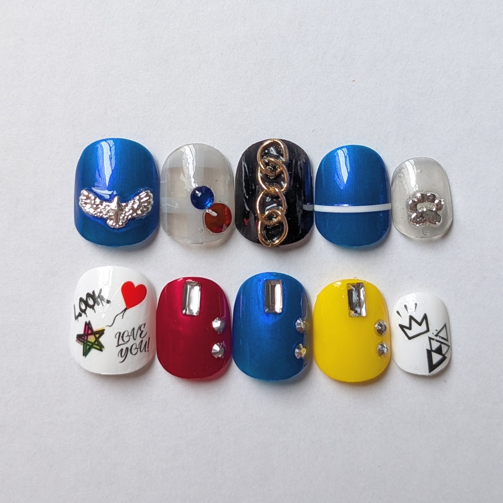 【ヒプマイ】山田二郎イメージネイル(ちびつめ)