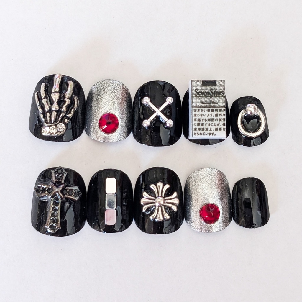 【ヒプマイ】碧棺左馬刻イメージネイル（ちびつめ）