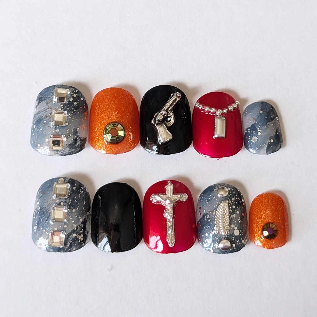 【ヒプマイ】毒島メイソン理鶯イメージネイル（ちびつめ）