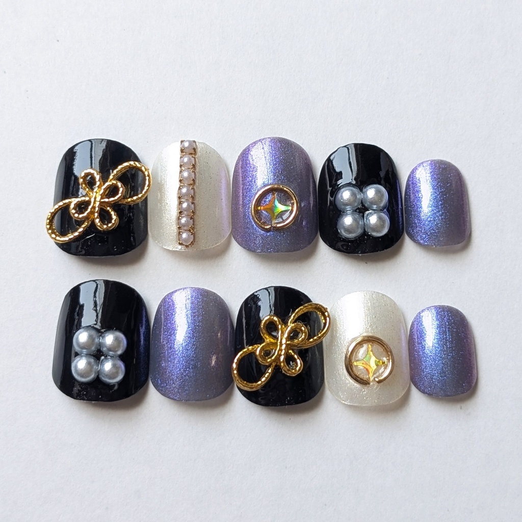 【ヒプマイ】夢野幻太郎イメージネイル（ちびつめ）