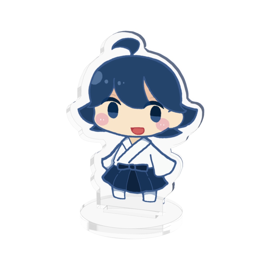 青藍アクリルフィギュア