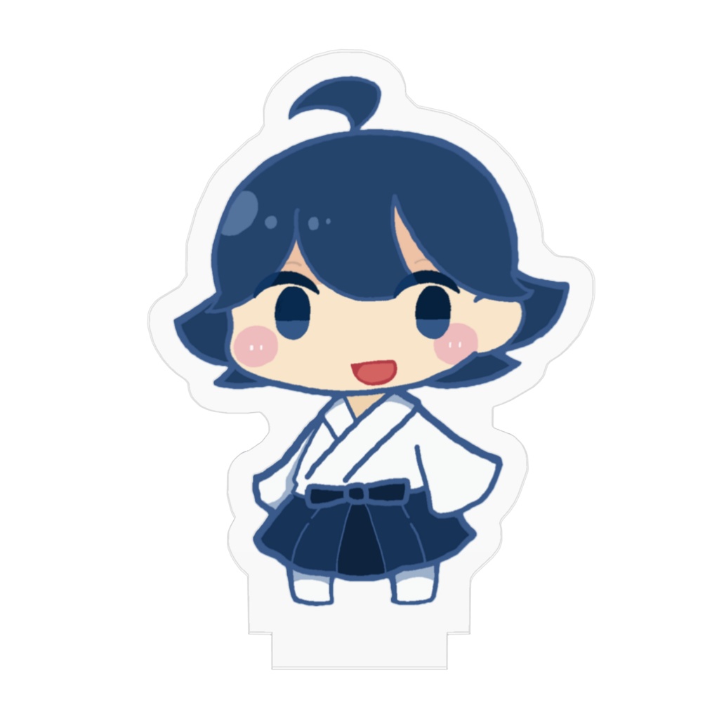 青藍アクリルフィギュア