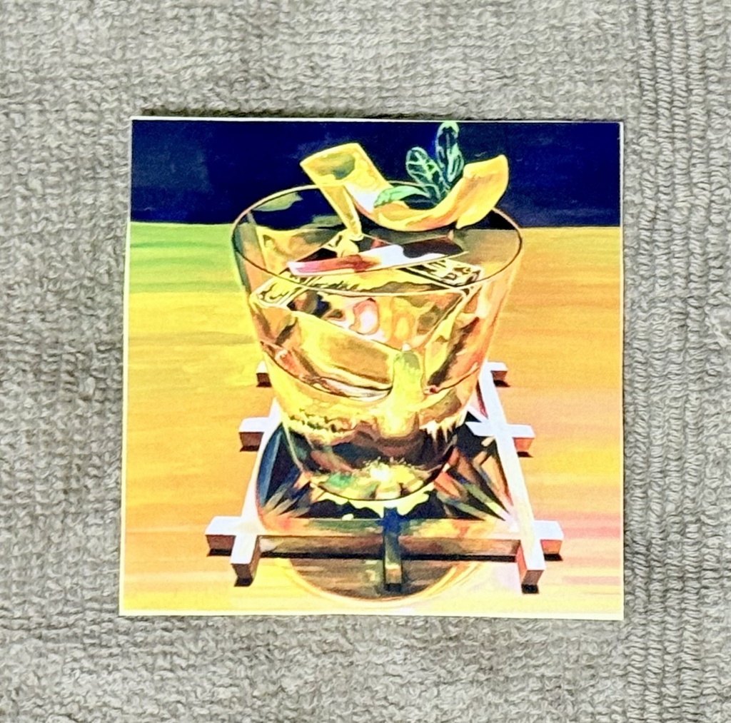 シール「golden hour」