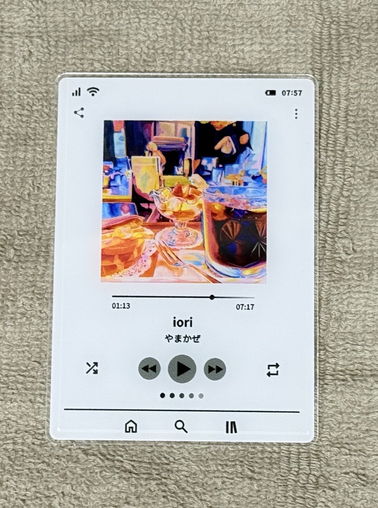 ミュージックアクリルカード「Iori」