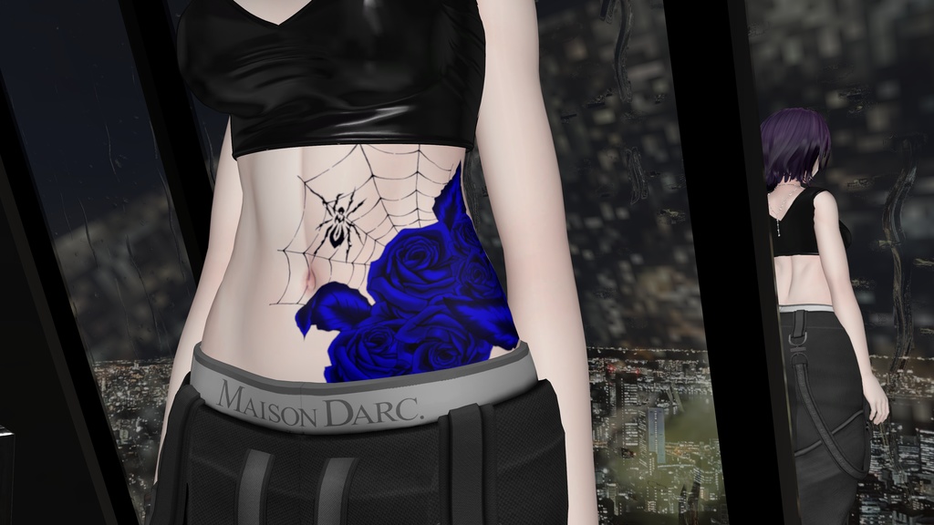 薔薇と蜘蛛のtatoo