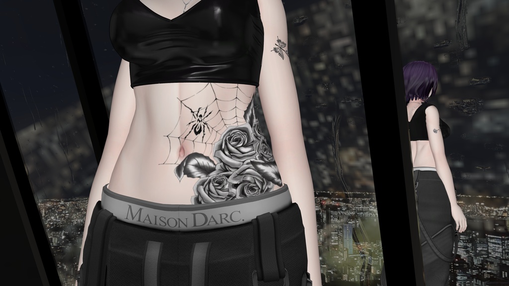 薔薇と蜘蛛のtatoo