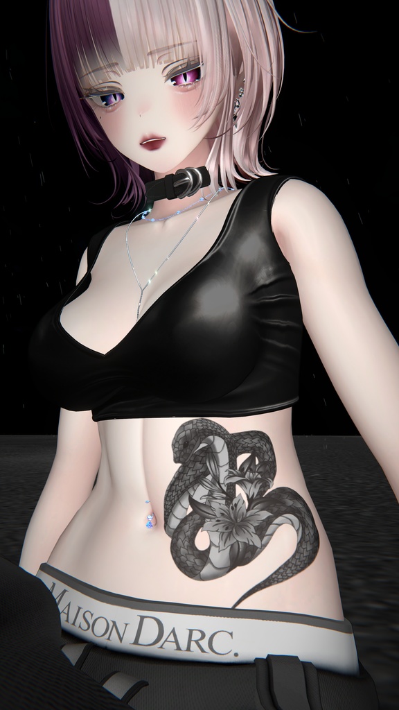 蛇とユリtatoo